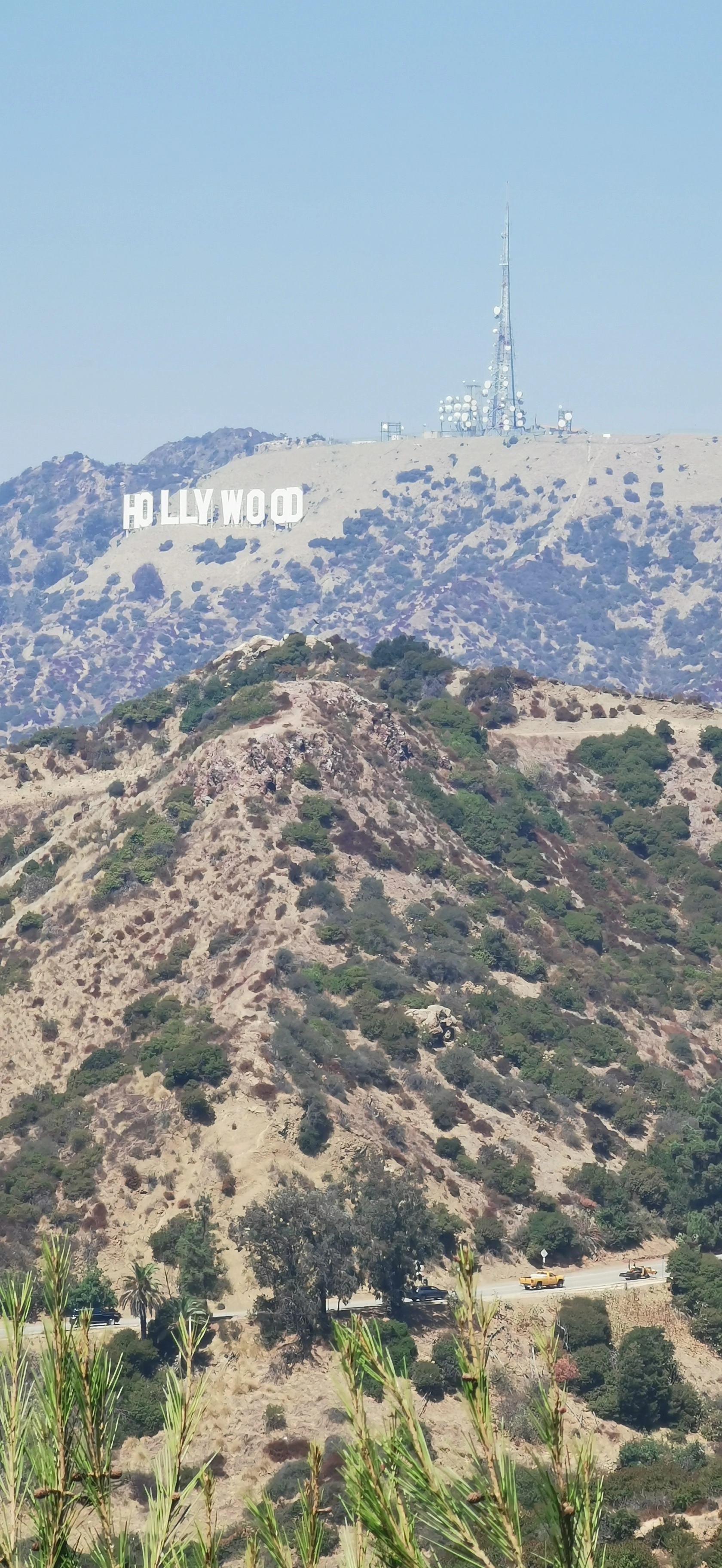 Picture of hollywood sign from America trip.